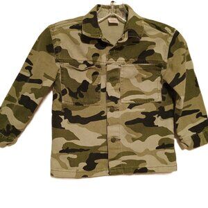 VGUC: Wonder Nation 5T Camouflage Button-Up Jacket